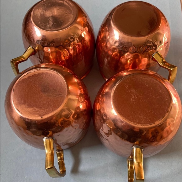 GUC Moscow Mule Dimpled Copper Mugs: Set of 4 - Picture 4 of 4